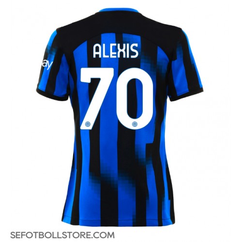 Inter Milan Alexis Sanchez #70 Replika Hemmatröja Dam 2023-24 Kortärmad